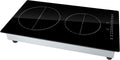 Happybuy 12' Electric Cooktop, 2 Burners, 3000W Induction Stove Top, Built-in Magnetic Cooktop, 9 Heat Levels, LED Touch Screen with Child Lock & Over-Temperature Protection