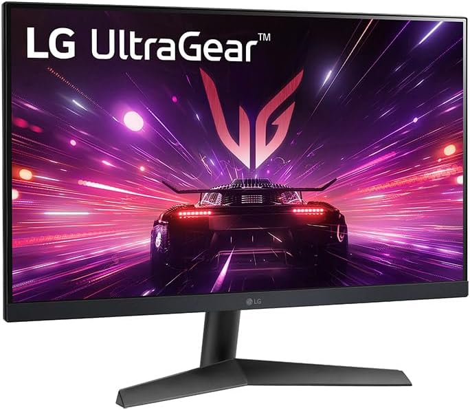 LG Ultragear 24GS60F-B.AEUQ PC Gaming Monitor 24 - IPS Panel FHD Resolution (1920 x 1080), 1ms GtG, HDR 10, sRGB99%, AMD FreeSync, Compatible with NVIDIA G-Sync, Tiltable, DisplayPort 1.4, HDMI 2.0