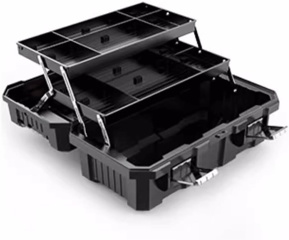 Tool Box Stainless Steel Hardware Tool Box Portable Outdoor Emergency Box Plumber and Electrician Thickened Repair Box Household Parts Storage Box Tool Storage