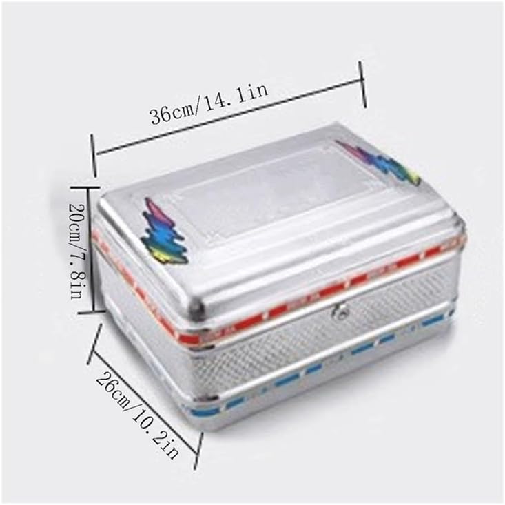 Storage Hardware Tool Box Stainless Steel Trunk Thickened Electrical Repair Box Motorcycle Trunk Electric Vehicle Motorcycle Storage Box for Garage