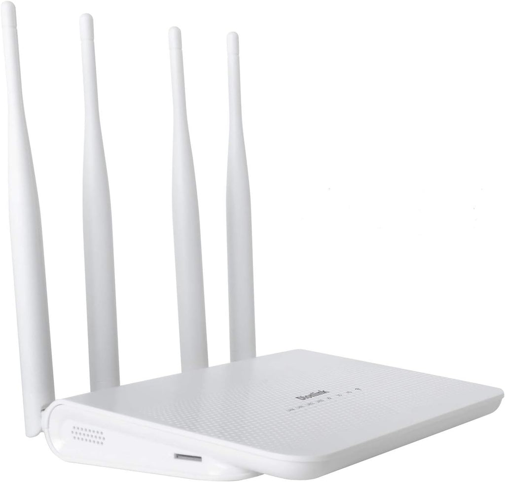 4G LTE CPE Unlocked 4G Wireless WiFi Router with SIM Card Slot-300Mbps WiFi Hotspot Router，Support T-Mobile and ATT (4 Antenna)