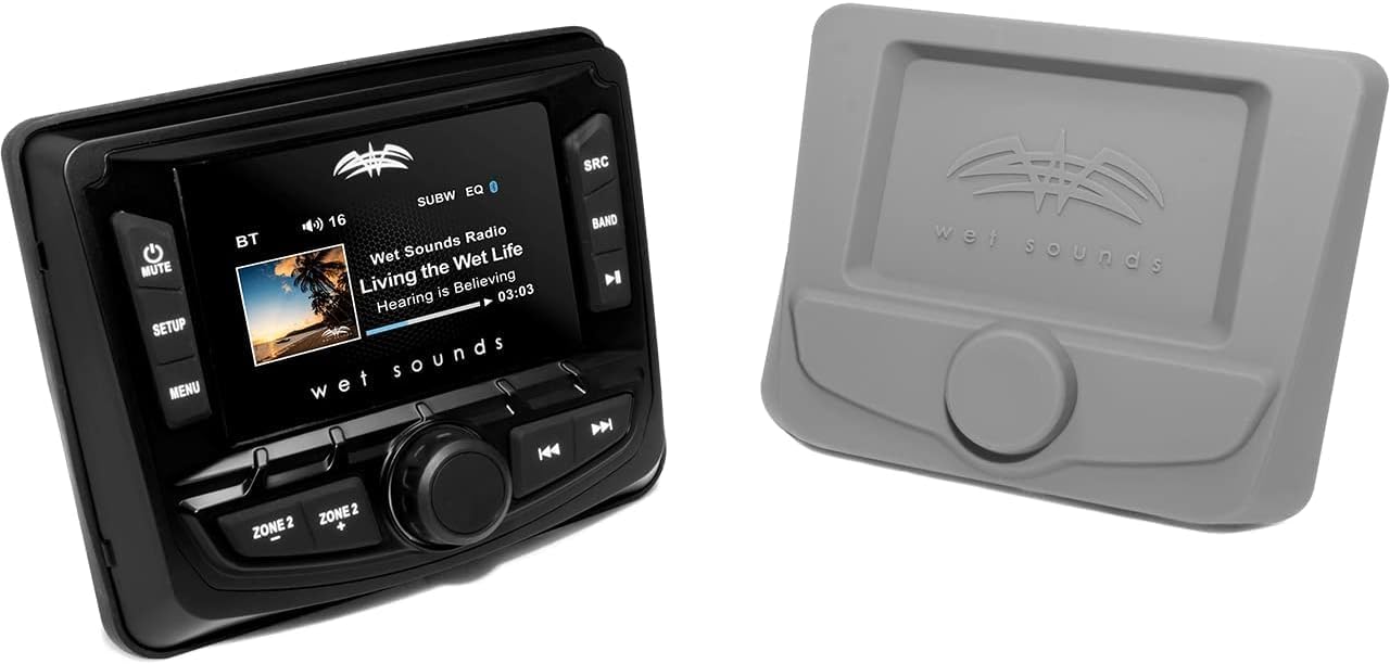 Wet Sounds | WS-MC-2 | AM/FM/Weather Band Tuner with RBDS and SiriusXM-Ready®