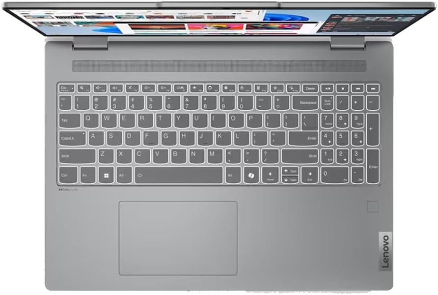 Lenovo IdeaPad 5 2-in-1 16IRU9 2025 Laptop 16' WUXGA IPS Touchscreen 10-Core Intel 7 150U 16GB LPDDR5 1TB SSD Intel Graphics Wi-Fi 6 Backlit Keyboard Fingerprint Stylus Pen Win11 Home w/ONT 32GB USB