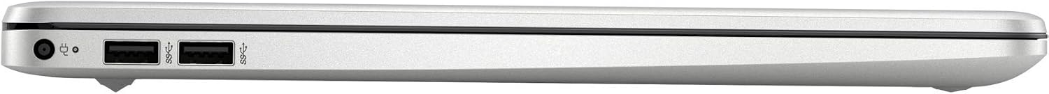 HP 15 Notebook, 15.6' HD Screen Laptop, Intel Core i3-1115G4, 8GB DDR4 RAM, 256GB SSD, Webcam, HDMI, Wi-Fi, Windows 11 Home, Natural Silver