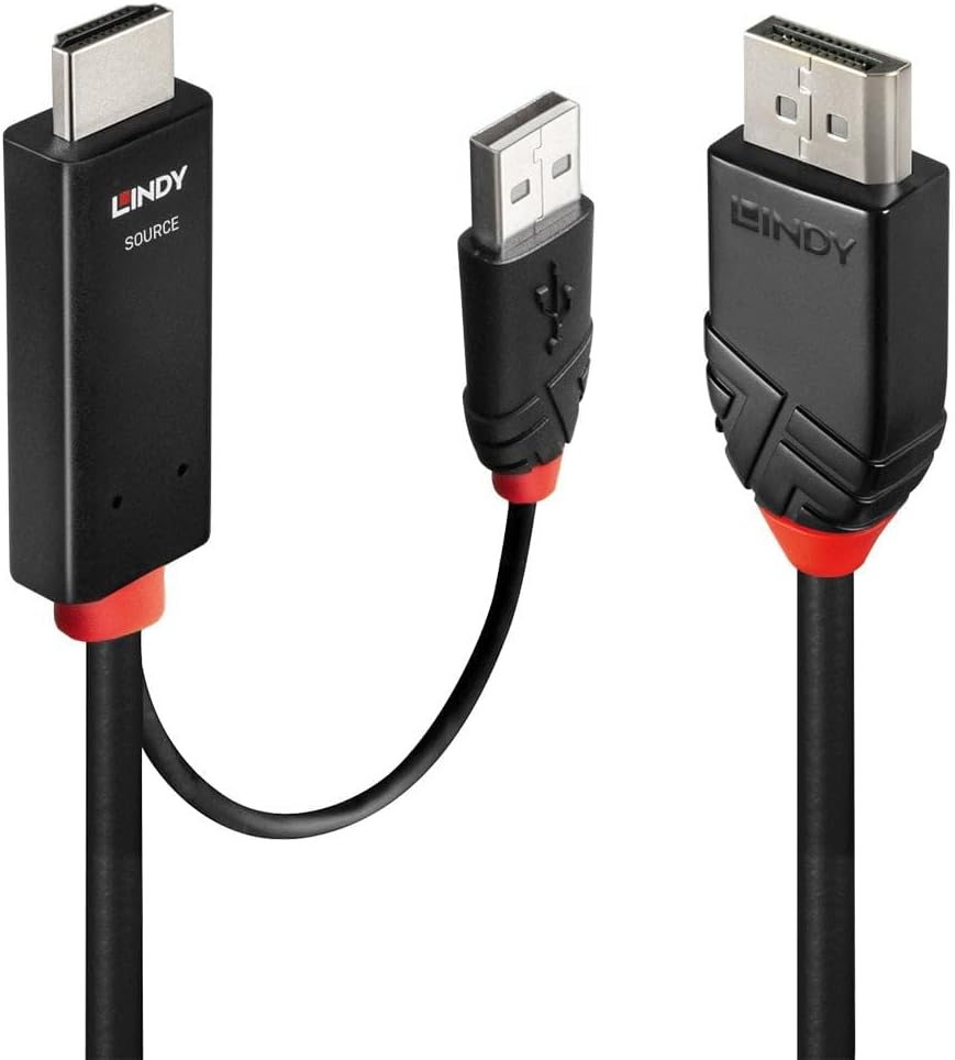Lindy 3 m HDMI to DisplayPort Adapter Cable