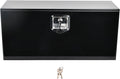 30'' Inch Steel Underbody Truck Tool Box & T-Handle Latch Heavy Duty For Trucks Trailers RV ATV Pickup Trucks Flatbeds Organization Storage Job Tool Chest -30'(L) x 12'(W) x 14'(H) Black