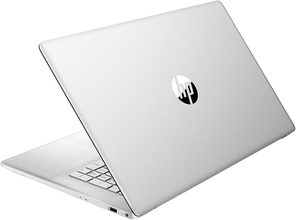 HP 17 Laptop, 17.3' FHD Screen, AMD Ryzen 5 5500U, 32GB SSD, 1TB SSD, Webcam, HDMI, Fingerprint Reader, Wi-Fi, Windows 11 Home, Silver