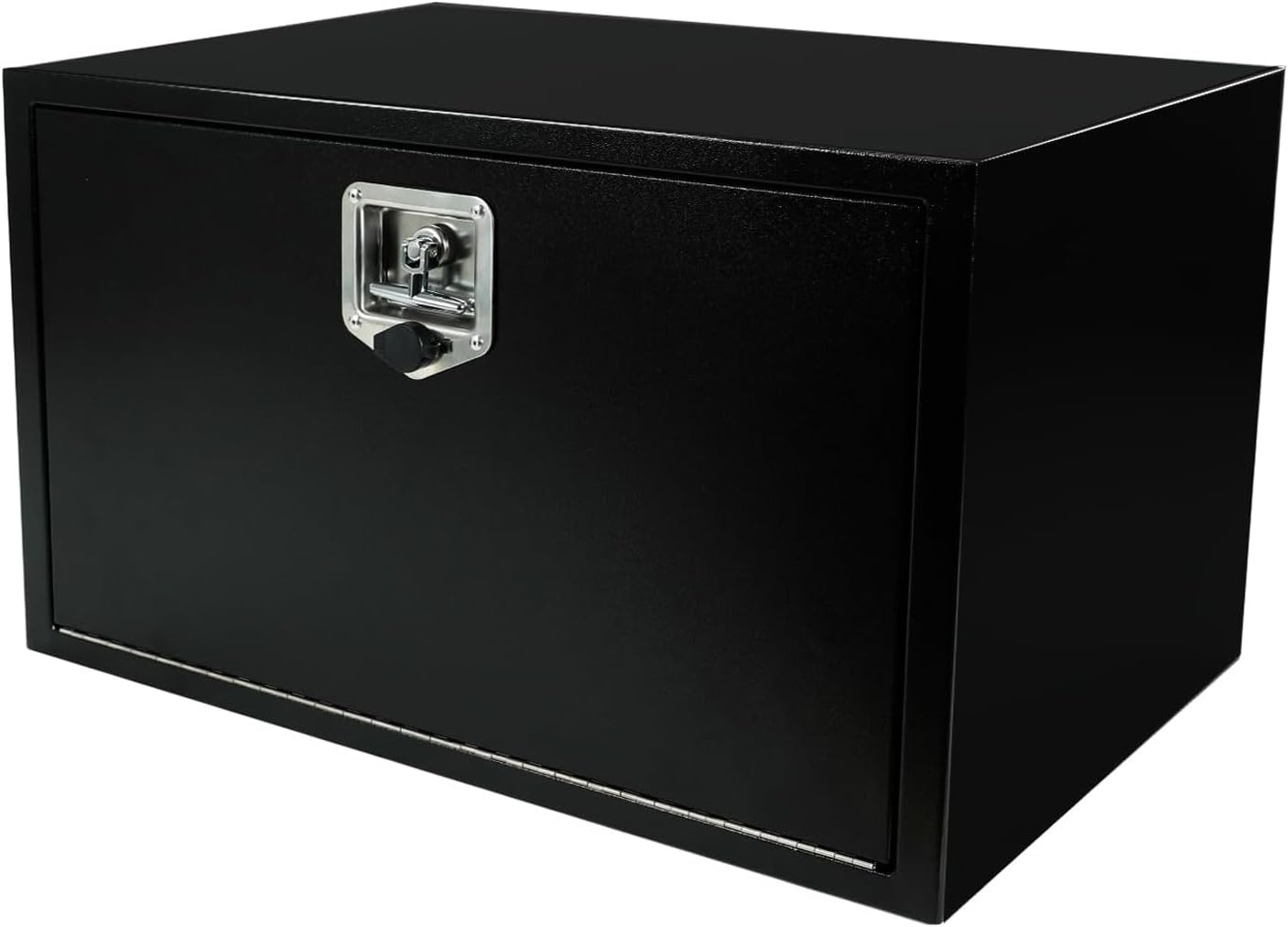 30 Inch Steel Underbody Truck Tool Box with T-Handle Lock, Heavy Duty Contractor Toolbox For Organization And Storage, Job Tool Chest, 30'x 18'x 18' inch Black