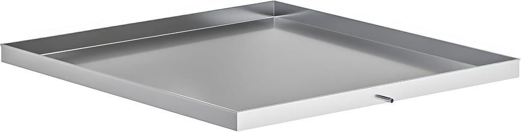 32 in. x 30 in. x 1.5 in. Washing Machine Drain Pan with Drain Hole and Hose Adapter.