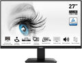 msi Pro MP273A, 27' Monitor, 1920 x 1080 (FHD), IPS, 100Hz, TUV Certified Eyesight Protection, 4ms, Displayport, HDMI, Tilt, Black
