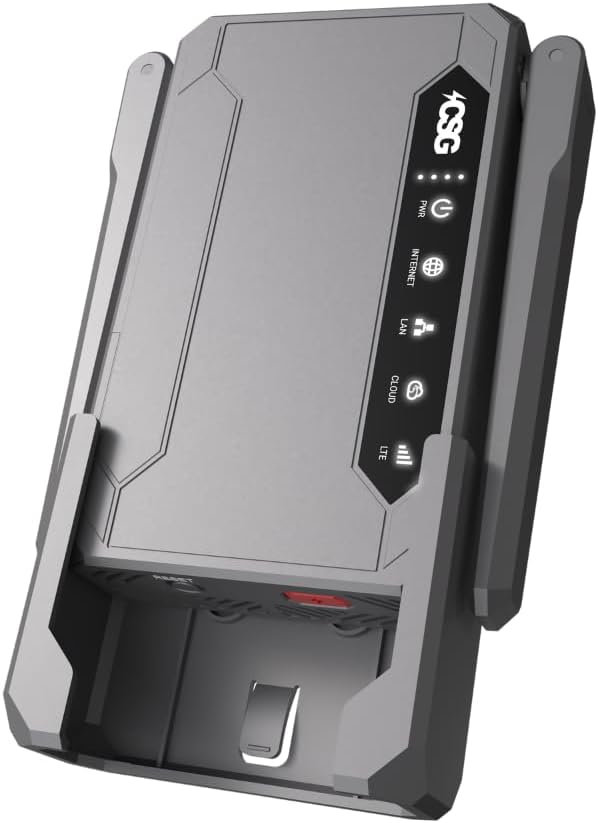 CSG m106 Pro 4G LTE Cellular Cat 12 Dual SIM Business Router, Portable Travel Gateway Modem with 8-Hour Built-in Battery, Verizon, AT&T & T-Mobile Compatible, LTE Wi-Fi Hotspot Alternative