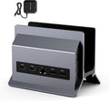 TobenONE Docking Station with Dual Monitor,4K@60Hz 2 HDMI,100W Power Supply, PD 3.0,6 USB,Gigabit Ethernet, Laptop Stand Vertically,for Windows,ChromeOS and More Space-Saving for Office/Home/Study