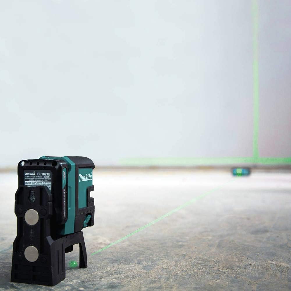 Makita SK106GDNAX 12V max CXT® Lithium-Ion Cordless Self-Leveling Cross-Line/4-Point Green Beam Laser Kit (2.0Ah)