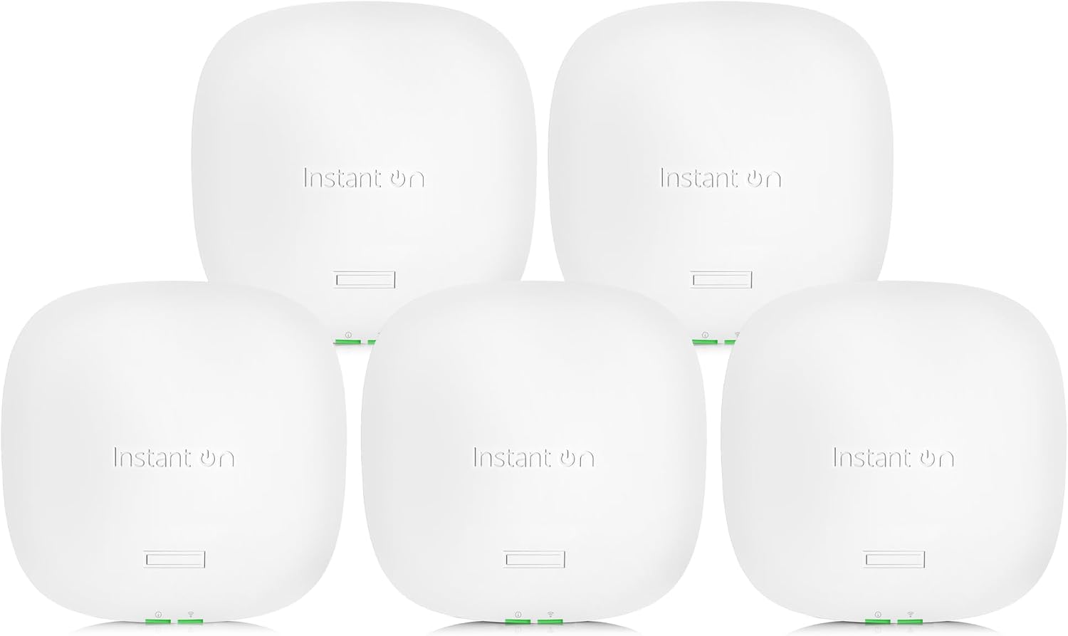 HPE Networking Instant On Access Point AP25 4x4 WiFi 6 Indoor Wireless Access Point (5 Pack) | Power Source Not Included | US Model (R9B27A-5PACK)