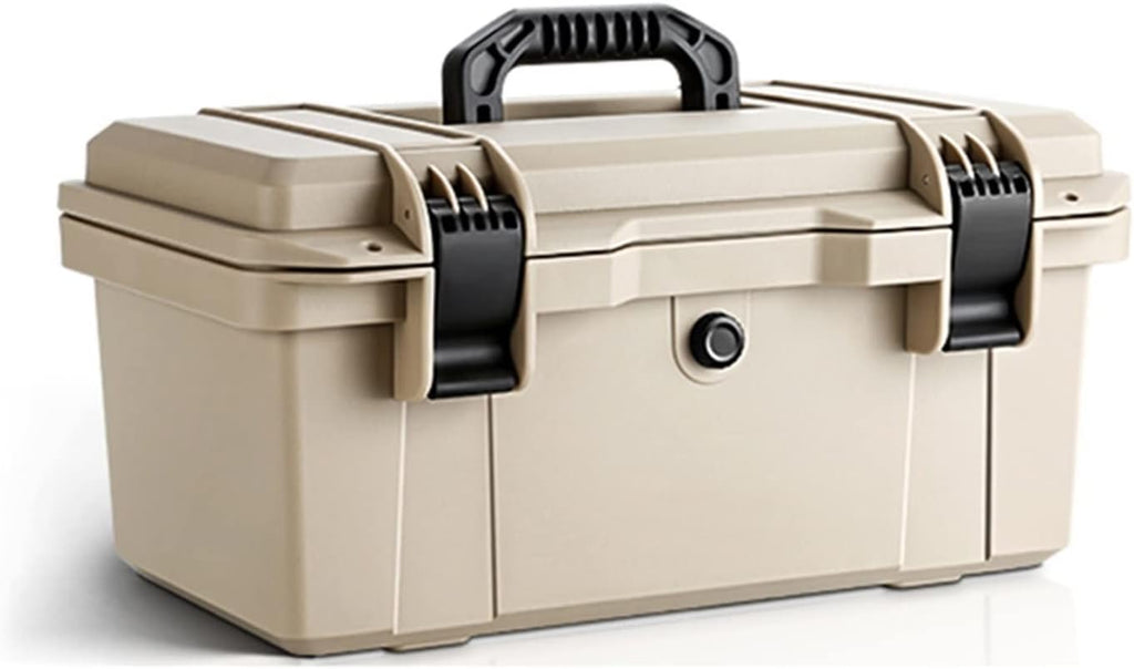 Portable Tool Box Tool Box with Removable Tool Tray Portable Tool Box Organizer Hardware Electrician Storage Box Auto Repair Tool Box Small Parts Box (Size : 395x215x175mm)
