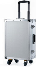 Portable Tool Box Tool Box Portable Rolling Upright Cart Tool Box Aluminum Hard Tool Box with Telescopic Handle Tool Trolley Case Small Parts Box (Color : Brass, Size : CH)