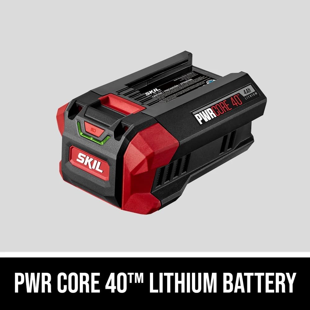 SKIL PWR CORE 40 40V 4.0Ah Lithium Battery, Compatible with All SKIL 40V Tools - BY8708C-01