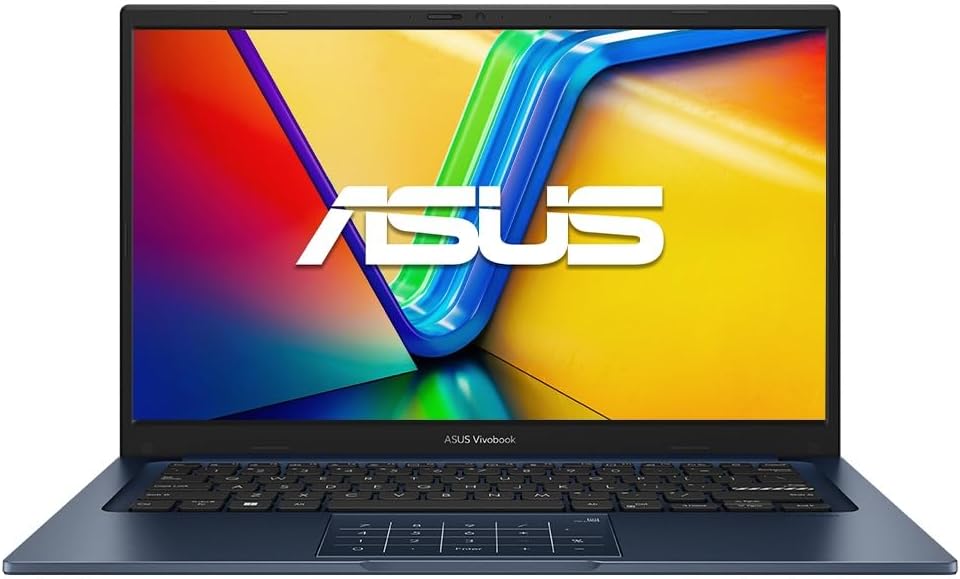 ASUS 2025 Vivobook 14' FHD Laptop 10-Core Intel Core 5 120U 8GB DDR4 256GB NVMe SSD USB-C w/DP WiFi AX BT Webcam HDMI1.4 Windows 11 Home w/RE USB