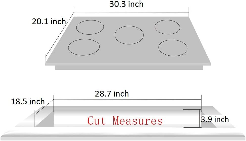 30 Inch Dual Fuel Gas Cooktop - 5 Burners, Tempered Glass, Drop-In, Sealed, DK157-A01S