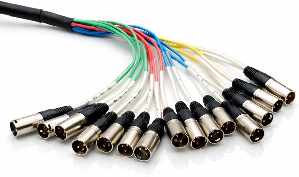 Seismic Audio SARLX-16x25 25-Feet 16-Channel XLR Snake Cable for Live, Recording, Studios, Gigs