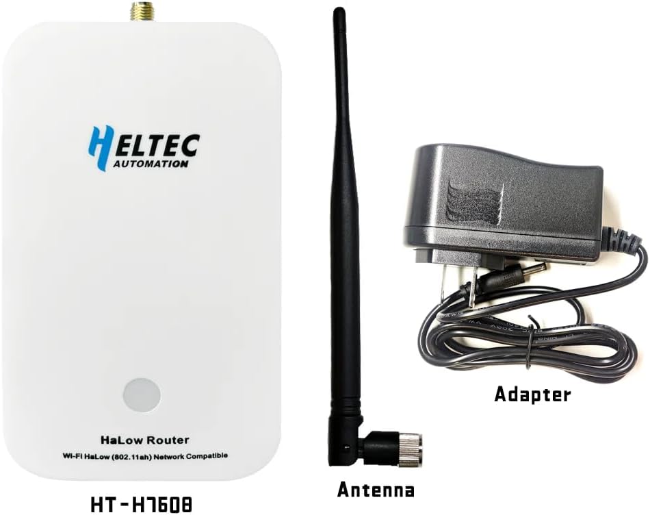 Wi-Fi HaLow Dongle IEEE 802.11ah Protocol 1km Ultra-Long-Range Wi-Fi or Ethernet Cable Lower Power Consumption Wireless Network Bridge 902-928MHz (Dongle STA+H7608)
