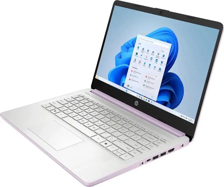 HP Laptop 14' for Student & Business, 1 Year Office 365, 16GB RAM, 384GB Storage(128GB UFS + 256GB SD Card), Intel Quad-Core Processor(Beat i3-1115G4), Wi-Fi 6, Webcam, USB C, Win 11 Pro