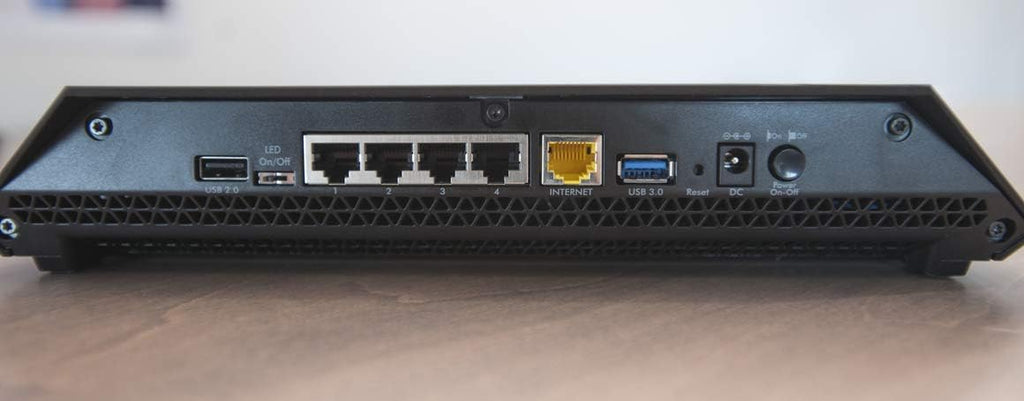 NETGEAR Nighthawk X6S Smart Wi-Fi Router (R8000P) - AC4000 Tri-Band Wireless Speed (Up to 4000 Mbps) | Up to 3500 Sq Ft Coverage & 55 Devices | 4 x 1G Ethernet and 2 USB Ports