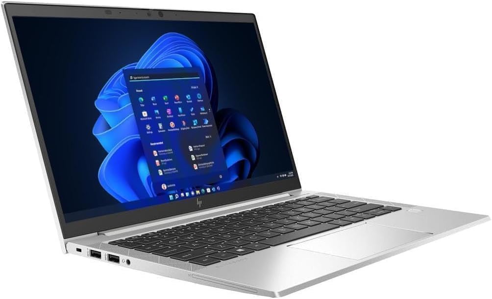 HP EliteBook 830 G8 13.3' FHD Laptop, Intel Core i7-1185G7, 3.0 GHz, 32GB RAM, 1TB SSD, Windows 11 Pro, Silver (Renewed)