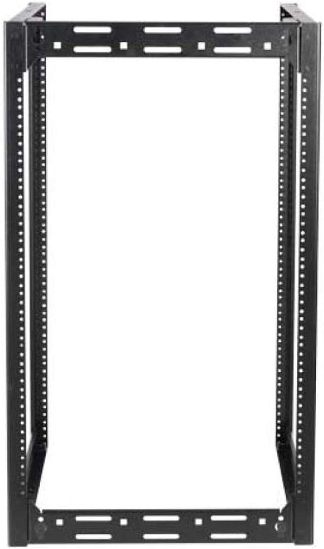 Sanus CFR1620-B1 Component Series 20U Stackable Skeleton Rack (35') Black