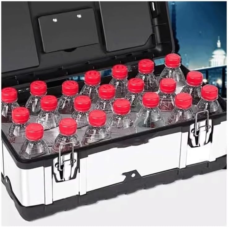 Tool Box 20 Inch Stainless Steel Toolbox Household Storage Box Set Industrial Grade Maintenance Box Hardware Portable Electrical Box Tool Storage