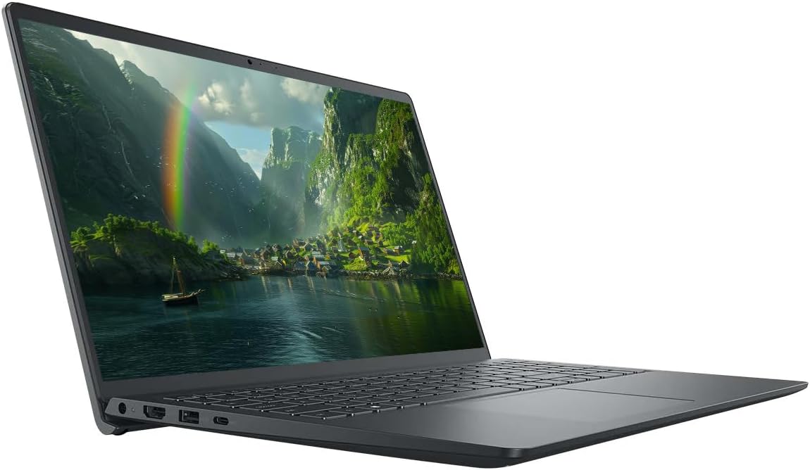 Dell Inspiron 15.6' FHD Touchscreen Business Laptop, AMD Ryzen 7 7730U (8-Core), 64GB RAM 2TB SSD, Windows 11 Home, Numeric Keypad, SD Card Reader, Black