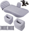 Car Air Mattress Inflatable, Child Baby Back Seat Sleeping Pad,Travel Camping Seat Mattress, Portable Flitaing Bed,Grey