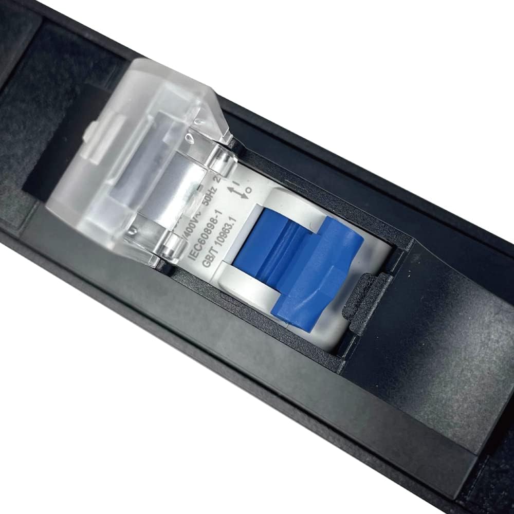 Metered-Breaker-Surge Protection PDU, 240V, L6-30P, 30A, 7200 watts, (4) C13 & (2) C19 Outlets, Crypto Mining, Data Centre PDU, Networking, Power Distribution Unit