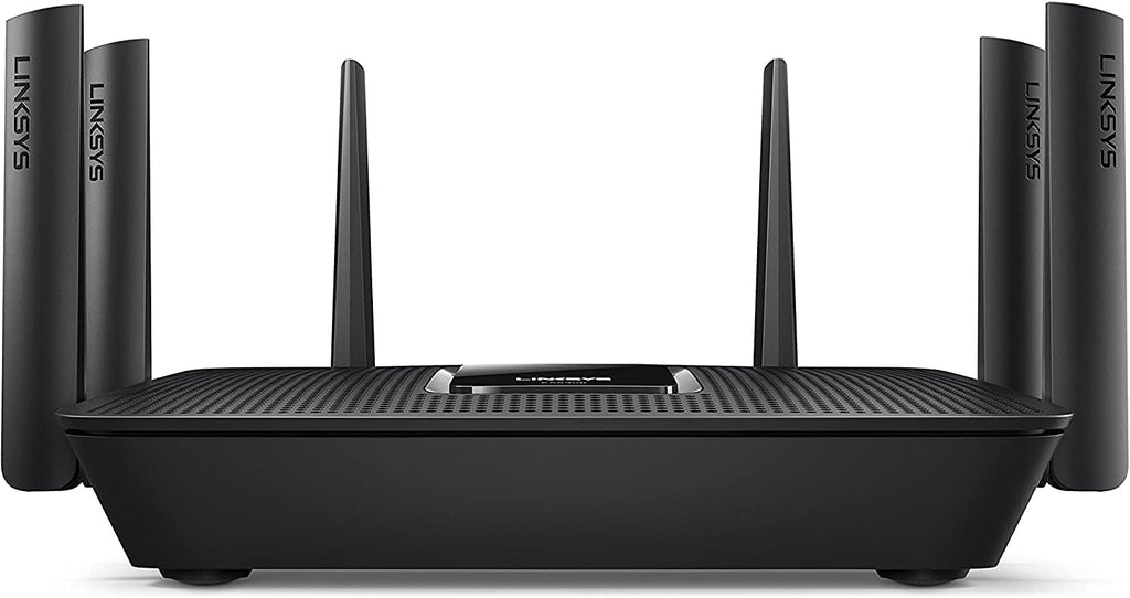 Linksys WiFi 5 Router, Tri-Band, 3,500 Sq. ft Coverage, 25+ Devices, Speeds up to (AC4000) 4.0Gbps - EA9300