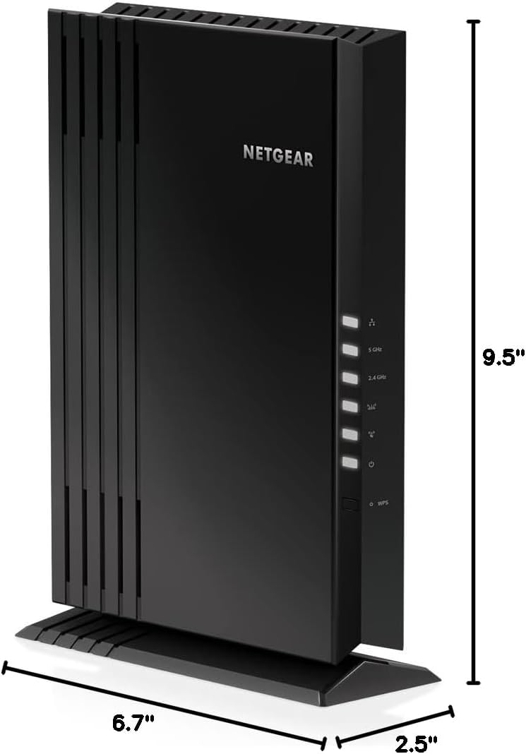 NETGEAR WiFi 6 Mesh Range Extender (EAX18) - Add up to 1,500 sq. ft. and 20+ Devices with AX1750 Dual-Band Wireless Signal Booster & Repeater (up to 1.75Gbps Speed), WPA3 Security, Smart Roaming