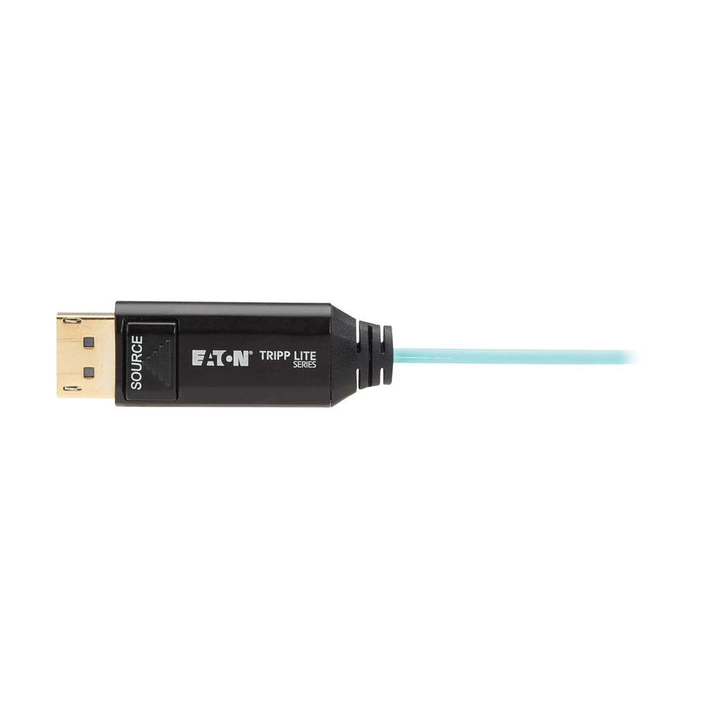 TRIPP LITE Eaton Series 8K Long DisplayPort Extension Over Fiber up to 328 Feet / 100 Meters, MPO Fiber Optic Cable Terminations, 8K@60Hz, LSZH Jacket, 1-Year Warranty (P580F-000)