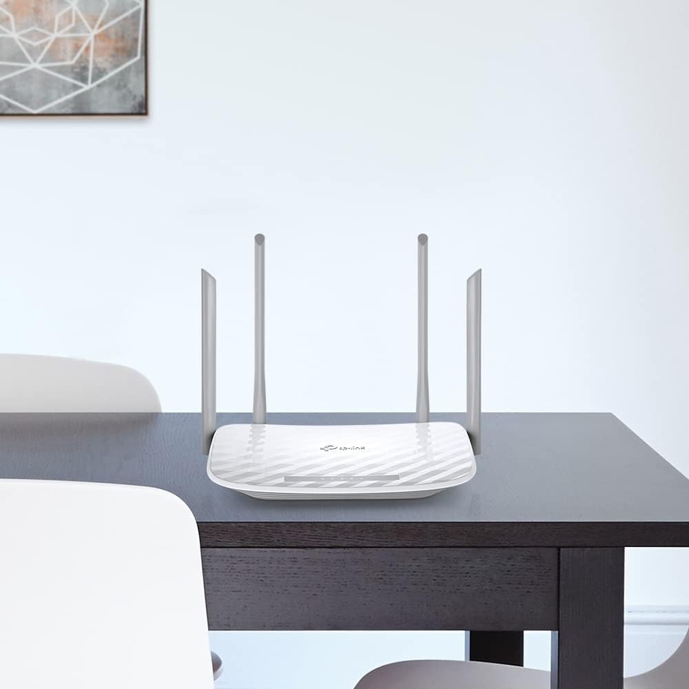 TP-Link AC1200 WiFi Router (Archer A54) - Dual Band Wireless,4 x 10/100 Mbps Fast Ethernet Ports,EasyMesh Compatible,Support Guest WiFi,Access Point Mode,IPv6 & Parental Controls,(Pack of 10)