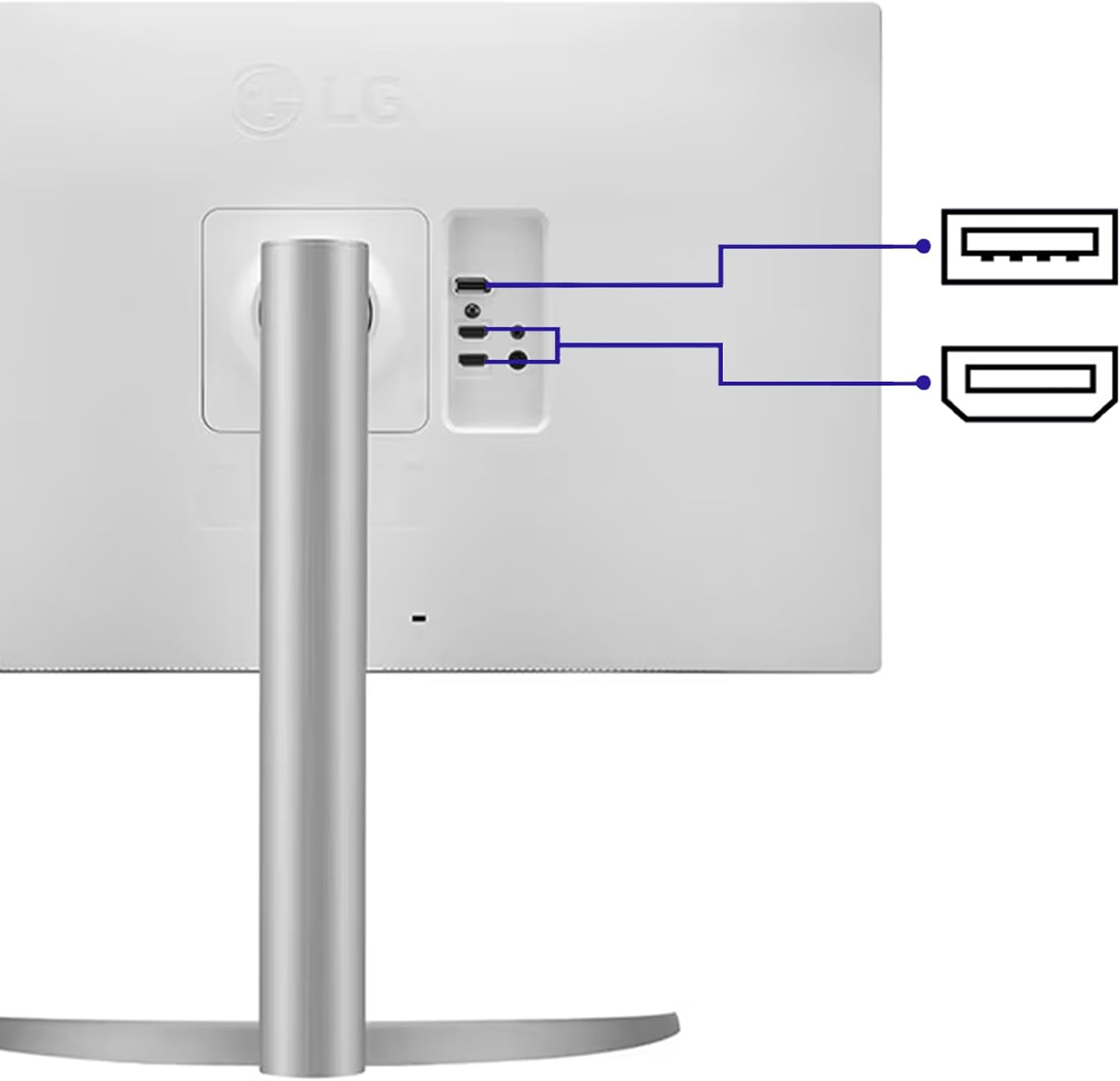 LG 27 inch Ultrafine 4K UHD (3840 x 2160) IPS Computer Monitor, VESA DisplayHDR™ 400, 5ms, Dynamic Action Sync, Reader Mode, Flicker Safe, HDMI, DisplayPort, Tilt/Height/Pivot Adjustable, White