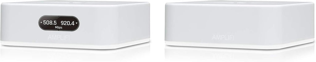 AmpliFi Instant Wifi System by Ubiquiti Labs, Seamless Whole Home Wireless Internet Coverage, Wifi Router & Mesh Point, 1 Gigabit Ethernet, 1 WAN Port, Ethernet Cable, Replaces Router & WiFi Extenders
