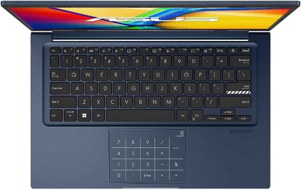ASUS 2025 Vivobook 14' FHD Laptop 10-Core Intel Core 5 120U 40GB DDR4 2TB NVMe SSD USB-C w/DP WiFi AX BT Webcam HDMI1.4 Windows 11 Home w/RE USB