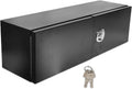 SSN 60'' Inch Black Steel Underbody Truck Box with T-Handle Latch and Barn Door,18 X 18 X 60 Inch Truck Bed Tool Box,Waterproof and Durable Toolbox,for Storage and Organization