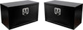 24 Inch Underbody Tool Boxes Set of 2,Underbody Truck Box w/T-Handle Latch and keys for Pickup Truck,Utility Tractor,RV,Waterproof Tool Chest For Storage & Organization-24 × 12 × 14 inch