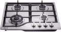 Deli-kit® 24 inch LPG/NG Gas Cooktop Dual Fuel Sealed 4 Burners Stainless Steel Gas Cooktop 4 Burners Drop-In Gas Hob DK245-A02 Gas Cooker
