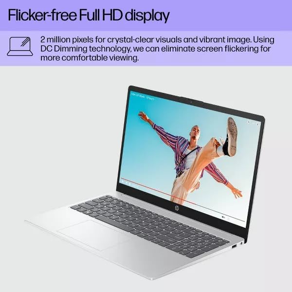 HP 15-FD000 Laptop 2025 15.6' FHD 1920x1080 Display Touchscreen, Intel Core i5-1334U, 10-core, Intel Iris Xe Graphics, 48GB DDR4, 2TB SSD, Wi-Fi 6, Bluetooth 5.3, 720p HD Camera, Windows 11 Home