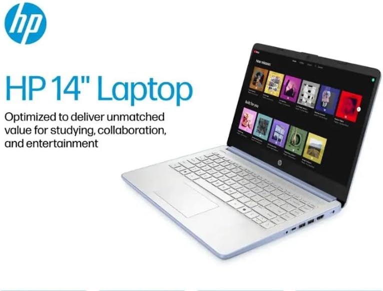 HP 2025 Student Business Laptop, Intel Processor N150(up to 3.6 GHz), 14 Inch LED Screen,8G RAM, 128GB Storange,1 Year Office 365, Windows 11 Home,w/YYY Accessories,Sky Blue