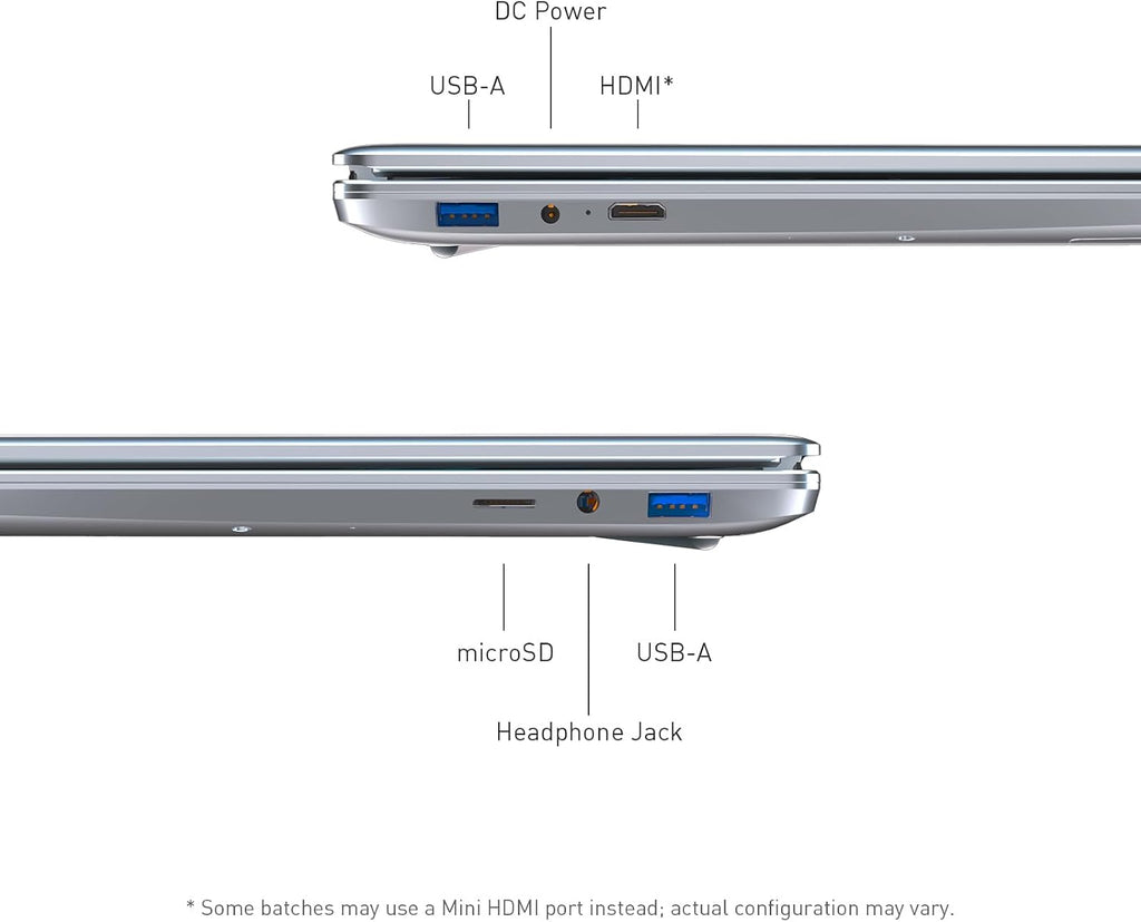 Auusda Business Laptop Computer for Work, Notebook PC for College Students, 15.6' FHD Display, 4-Core Processor, Backlit Keyboard, Fingerprint ID, Up to 10TB Storage, 16GB DDR4 RAM, 1TB NVMe, Silver