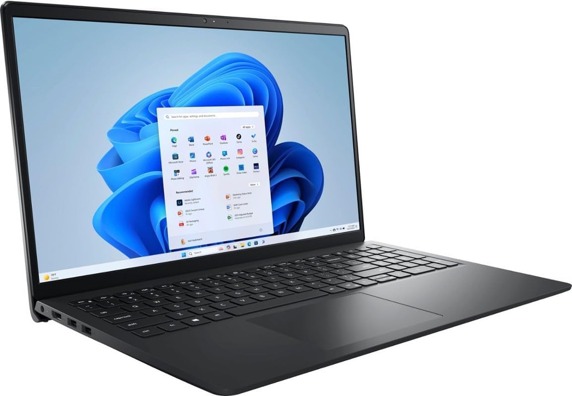 Dell Inspiron Touchscreen Laptop, 15.6' Business & Student Laptop Computer, Windows 11 Pro Laptop 16GB RAM 1TB SSD, Intel i5-1155G7 Processor, Full HD IPS Display, Numeric Keypad, Black(Renewed)