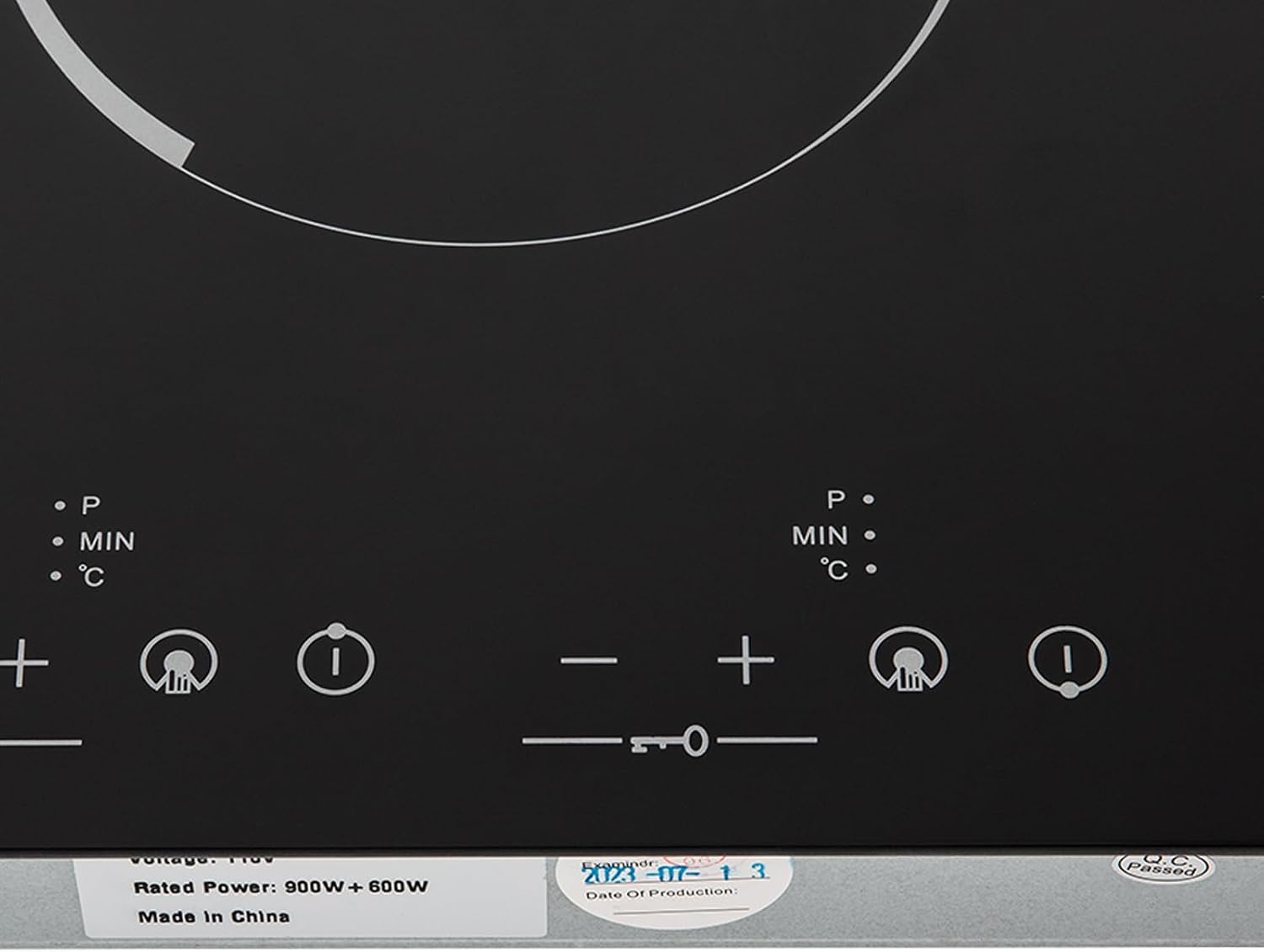 Electric Ceramic Cooktop 110V Built-in Electric Stove Top Induction Radiant Cooktop Sensor Touch Control 2/3/4 Burners 9 Power Levels, 120 Min Timer for Home All Cookware (2 Burners)