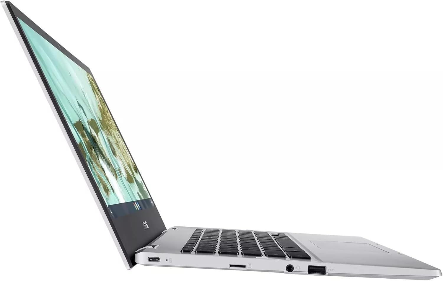 ASUS Chromebook 14 Laptop (14' FHD Anti-Glare, Intel Celeron N4500, 4GB RAM, 128GB Storage (64GB eMMC+ 64GB IST SD Card)), Home & Student, IST HUB, 12-Hour Long Battery Life, Webcam, Wi-Fi, Chrome OS