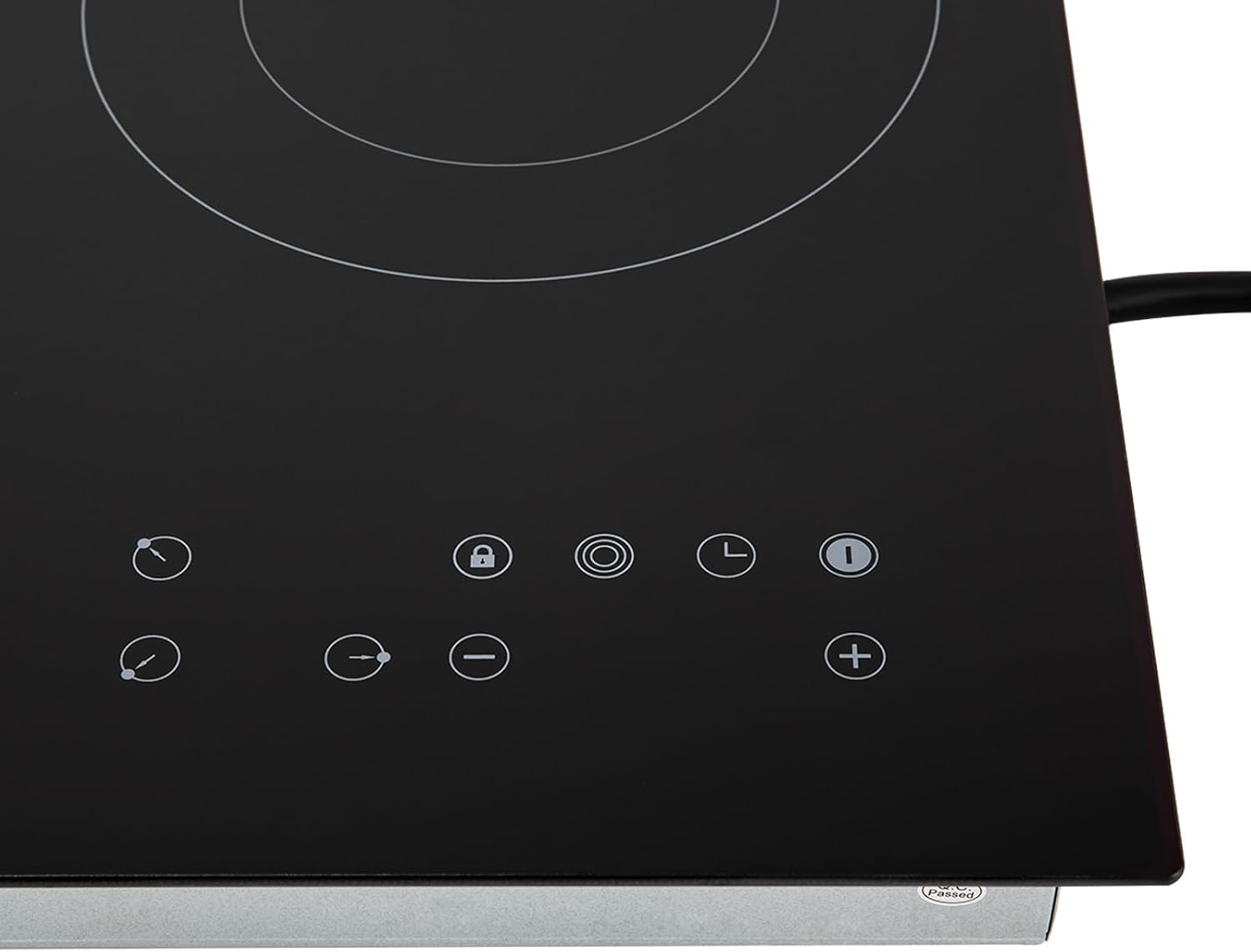 Electric Ceramic Cooktop 110V Built-in Electric Stove Top Induction Radiant Cooktop Sensor Touch Control 2/3/4 Burners 9 Power Levels, 120 Min Timer for Home All Cookware (3 Burners)
